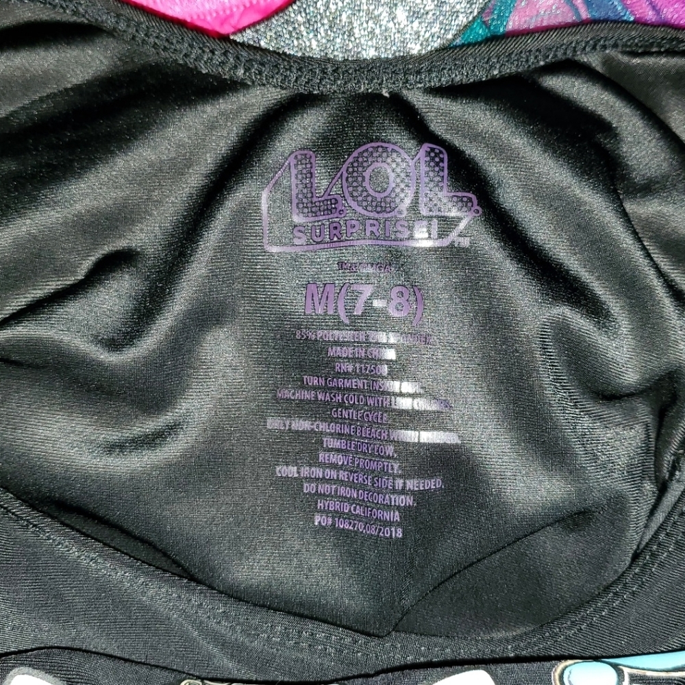 L.O.L. Surprise girls long sleeve leotard & skirt - Picture 6 of 14
